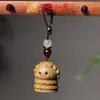 Sândalo Dourado Nova Versão dos Doze Signos do Zodíaco Pingente para Celular Pingente de Madeira para Bolsa Chaveiro Argola Lembrancinha