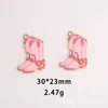 Serie Vaquera, Cuernos de Vaca, Botas, Pañuelos, Zapatos, Accesorios de Aleación con Goteo de Aceite, Collares, Pendientes, Colgantes