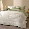 Colcha Sencilla de Color Sólido para Todas las Estaciones para Dormitorio del Hogar, Colcha Engrosada para Primavera y Otoño para Dormitorio de Estudiante, Núcleo de Colcha Doble, Colcha Perezosa Todo en Uno