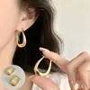Pendientes de Clip Retro Estilo Hong Kong Dulces y Frescos para Mujer, de Moda y Versátiles, Alta Gama, No Requieren Perforación, Clips para Cartílago, Pendientes Personalizados de Nicho, Tendencia