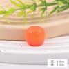 Adornos creativos de resina de simulación para coche con forma de fruta, micropaisaje, tienda de conveniencia, comida, juego, adornos naranjas, decoración.