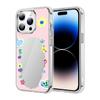 TPU+PC Adecuado para Funda de Teléfono Móvil Apple iPhone17Promax con Botones Pintados con Flores y Cubierta Protectora con Flores Pintadas