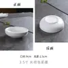 Molheira Cerâmica Branca Pura, Pratinho para Acompanhamentos, Prato de Kimchi, Prato de Molho e Vinagre Estilo Japonês, Prato para Óleo, Prato de Condimentos Doméstico, Prato para Pimenta