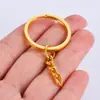 Acessórios para chaveiro pingente 2,0*25mm corrente de metal argola de chaveiro acessórios para chaveiro joias DIY atacado