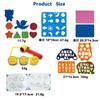 Acessórios para Ferramentas de Tela de Água para Crianças Brinquedos Educativos Pincel de Água Selo Régua kit Molde Álbum de Figuras
