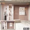 Papel tapiz de pared de fondo de estudio de ropa de mujer con parloteo magnético Net Red Anchor, tela de pared de alta gama, tela de pared magnética tridimensional 3D