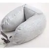Almohada de Viaje en Forma de U Muji, Accesorios de Viaje de Alta Calidad para Aviones y Coches, Almohada para Siesta, Soporte Cervical para Oficina, Protección del Cuello
