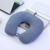 Almohada Cervical de Algodón PP con Logo Personalizado de Viaje de Fábrica Línea U Almohada de Cuello para Viaje en Coche Almohada de Cuello Almohada en Forma de U
