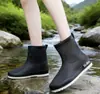 Botas de Lluvia de Moda Transfronterizas al por Mayor para Mujer, Zapatos de Agua Antideslizantes de Media Caña, Botas de Agua, Botas de Lluvia Cortas, Zapatos para Lavado de Autos Cocina, Zapatos de Goma, Comercio Exterior
