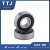 Fornecimento direto da fábrica TTJ rolamento de motor 6203zz rolamento de esferas de sulco profundo 6203-2RS rolamento para máquinas agrícolas
