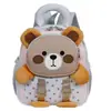 2026 Nova Bolsa Fofa de Ursinho para Crianças Mochila Leve de Tecido Oxford para Meninos e Meninas Jardim de Infância Passeio de Bebê