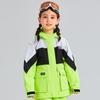 Macacão de Esqui Infantil Snowboard Duplo para Meninos e Meninas Espessado Quente à Prova de Vento Impermeável Top de Esqui