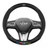 Adecuado para cubierta de mango de volante de piel Infiniti