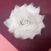 Flores pequeñas, girasoles, rosas, diademas con cabeza de flor rizada, flores decorativas, ropa para niños, zapatos y sombreros, apliques, decoraciones para ropa, flores