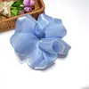 Nova coréia de grandes dimensões de seda brilhante cor sólida anel intestino grande anel de cabelo anel de cabelo elegante de seda laço de cabelo anel de cabelo acessórios para o cabelo
