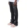 Amazon 2026 Jeans de Verano Nuevos para Hombre Rectos Ajuste Delgado Versátiles Pantalones Casuales de Calle Hip-Hop Americano Venta al por Mayor
