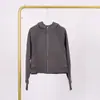 Sudadera con Capucha Lulu con Estampado, Cierre Completo, Holgada, con Etiqueta, en Stock para Envío Directo