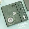 A5 Reunião de Negócios Sênior Empresa Escritório Caneca Térmica Caixa de Presente Bloco de Notas Caderno Personalizado com Logo Imprimível Personalizado