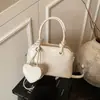 Bolso Cruzado Nuevo Estilo Coreano para Niños, Bolso de Mano con Forma de Corazón para Niñas, Bolso de Cadena de Moda Exquisito para Niña Princesa, Bolso de Hombro