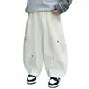 Pantalones para Niños Otoño 2026 Nuevo Estilo Coreano de Moda Pantalones de Pierna Torcida para Niños Primavera y Otoño Pantalones Casuales Guapos para Niños Pequeños