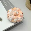 Broche de Camelia de Mezclilla con Lentejuelas Transfronterizo Broche de Suéter de Traje Tridimensional de Moda Estilo Chanel Venta al por Mayor