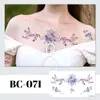 ¿El Nuevo Tatuaje de Flor Transfronterizo de Rikalon? Pegatinas de Tatuaje Impermeables para Clavícula y Pecho Dopamina Personalizadas Pegatinas de Tatuaje Europeas y Americanas