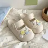 Sandalias Mary Jane Retro Ligeras de Nicho para el Trayecto Diario, Zuecos de Verano Versátiles Huecos de EVA para Mujer