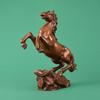 Artesanato de Estatueta de Cavalo de Cobre Roxo, Estátua de Cavalo de Cobre do Zodíaco, Decoração para Casa e Escritório, Exibição para Inauguração de Loja