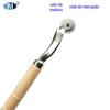 Atacado tailor press wheel scribe Scriber roda de rastreamento de couro dot line linha pontilhada trace wheel tailor printing tool