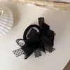 Estilo Puro Deseo Femenino Malla Perla Encaje Lazo Goma para el Cabello Súper Hada Cuerda para el Cabello Accesorio para el Cabello Dulce Lazo para el Cabello Tocado
