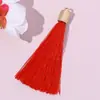 Fabricante Atacado Pequeno Peso Borla Borla Acessórios de Cabelo Infantil Borla Acessórios Pingente Marcador de Livro Metal Imitação Chapéu Borla Pendurada