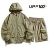 Ropa con Protección Solar para Hombre, Ropa Fina Transpirable para Hombre, Chaquetas con Capucha de Moda para Deportes al Aire Libre, Casual y Holgadas