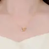 Anillo de plata de ley 925 nuevo original de diseñador collar entrelazado cadena para clavícula de lujo ligero de alta calidad para mujer incrustado con circonita al por mayor