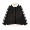 Sudadera tipo cárdigan deportivo estilo americano para hombre y mujer, chaqueta de pareja, chaqueta de corte holgado de alta gama, chaqueta de moda otoñal para pareja