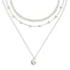 Accesorios nuevos europeos y americanos transfronterizos de Amazon, gargantilla simple multicapa de diseño nicho, collar moderno y elegante para mujer