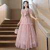 Vestido de Noche Estilo Francés para Fiesta Anual para Mujer 2026 Nuevo Banquete Princesa Gama Alta Lujo Ligero Nicho Vestido de Mayoría de Edad de 18 Años