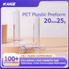 Pré-forma de garrafa material plástico grau alimentício para ração animal calibre 20 peso 25 gramas cuidado de lavagem material de embalagem química diária tubo com boca roscada pré-forma de garrafa
