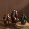 Molde de Silicona para Velas Giratorias Espirales Geométricas DIY Amapola Molde de Yeso para Velas Aromáticas Cilíndricas Irregulares