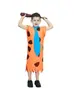 Disfraz de Halloween para Adulto Salvaje Primitivo Cavernícola Fred Disfraz Cosplay
