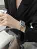 "arena movediza" hilo de dibujo correa de acero inoxidable mejora para AppleWatch9 apple iwatch8