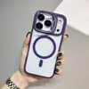 Suporte de Lente Capa de Telefone Magnética Transparente Adequado para Iphone17/16/15/14/13Promax Capa Protetora