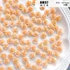 [Rosa Silvestre] Flor de Pegamento Suave Rosa Degradado Retro Material para Joyería Hecha a Mano DIY Manicura con Cuentas Funda de Teléfono Móvil