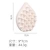 Cepillo de Silicona con Forma de Gota de Agua Estilo Japonés y Coreano para Champú, Peine de Masaje para Rascar el Cuero Cabelludo, No Daña el Cabello y Alivia la Picazón, Peine para Cabello Listo para la Venta