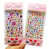 Pegatinas de Cristal de Colores para Niños Brillantes Pedrería Acrílico 3D Pegatinas Decorativas para Diario Pegatinas de Diamantes Transfronterizas