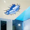 AY9253 pegatinas de pared cielo azul nubes blancas efecto estéreo 3D pintura decorativa de techo personalidad creativa pegatinas de pared de fondo