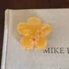 Pinza para el Cabello con Forma de Corazón de Alta Gama Japonesa Coreana para Mujeres Peinado Recogido en la Parte Trasera de la Cabeza Pinza de Tiburón Tamaño Grande Nuevo Estilo Pinza de Garra con Temperamento Accesorios para el Cabello Pasador