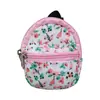 Muñeca de Juguete Lona Bolsa Escolar Pequeña Mochila Bu Pequeña 6 Puntos Bjd Doble Capa Cremallera Monedero de Lona 8X7Cm