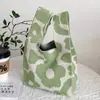 Bolso Tote Nuevo de Moda con Lindo Diseño de Animal, Bolso de Mano Versátil para Mujer, Estilo Coreano y Japonés, Bolso de Punto para Exteriores para Damas