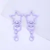 Llavero de Cangrejo Estrella de Cinco Puntas Pintado de Colores Aleación de Zinc Accesorio DIY Colgante Encanto para Bolsa Muñeca