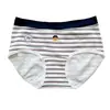 9519 Serie Azul Curativa Relajante Algodón Clase A Ropa Interior Femenina de Cintura Media Sin Costuras Invisible Algodón Puro Entrepierna Extendido 10A Antibacteriano